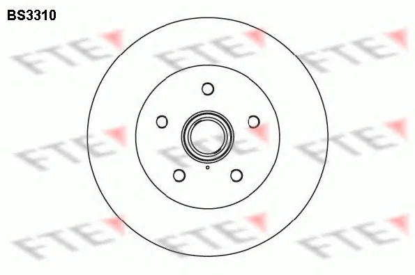 BS3310 FTE Тормозной диск (фото 1)