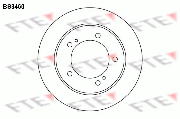 BS3460 FTE Тормозной диск (фото 1)