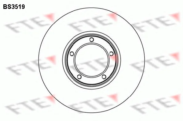 BS3519 FTE Тормозной диск (фото 1)