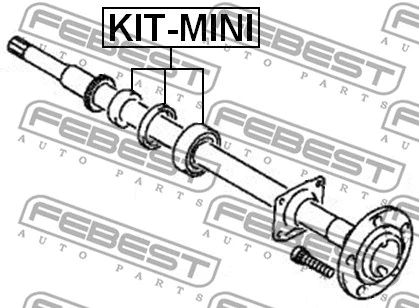 KIT-MINI FEBEST Подшипник, приводной вал (фото 2)