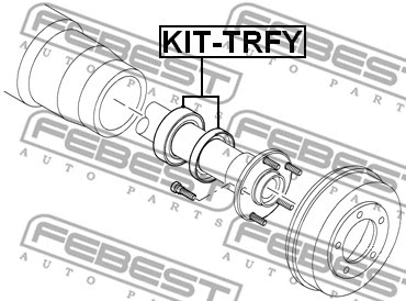 KIT-TRFY FEBEST Подшипник, приводной вал (фото 2)