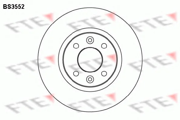 BS3552 FTE Тормозной диск (фото 1)