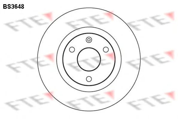BS3648 FTE Тормозной диск (фото 1)