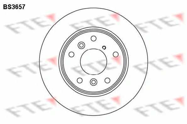 BS3657 FTE Тормозной диск (фото 1)