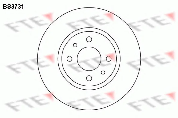 BS3731 FTE Тормозной диск (фото 1)