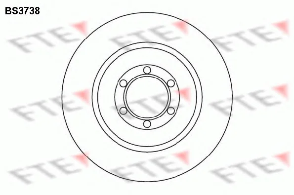 BS3738 FTE Тормозной диск (фото 1)
