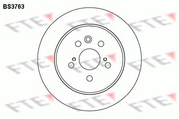 BS3763 FTE Тормозной диск (фото 1)