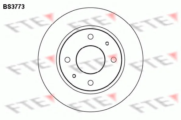 BS3773 FTE Тормозной диск (фото 1)