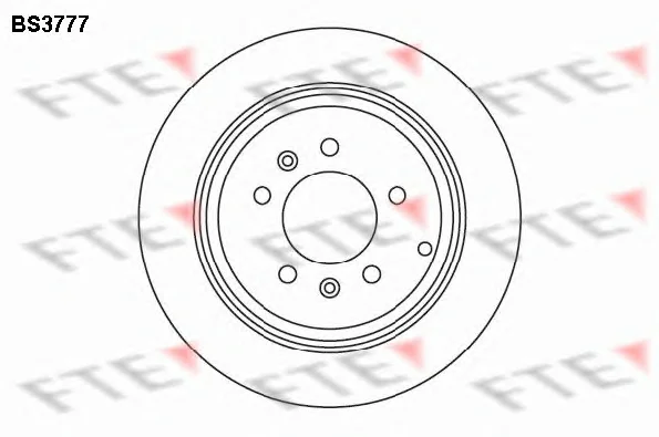 BS3777 FTE Тормозной диск (фото 1)