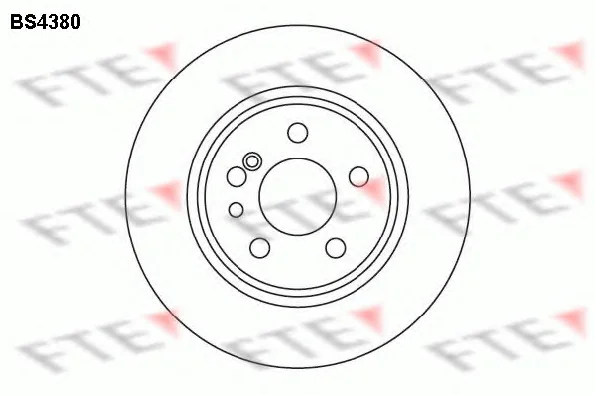 BS4380 FTE Тормозной диск (фото 1)
