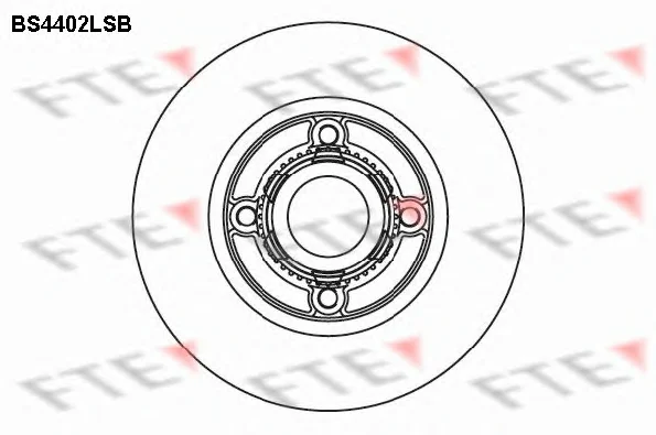 BS4402LSB FTE Тормозной диск (фото 1)