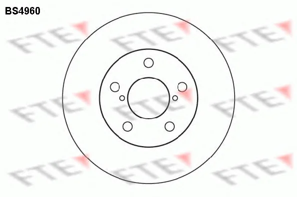 BS4960 FTE Тормозной диск (фото 1)