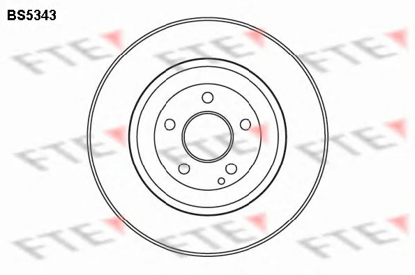 BS5343 FTE Тормозной диск (фото 1)