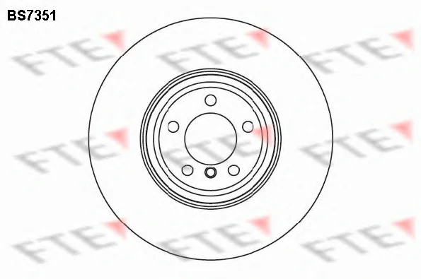 BS7351 FTE Тормозной диск (фото 1)