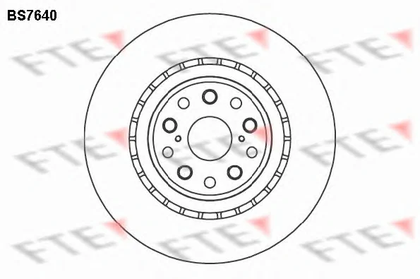 BS7640 FTE Тормозной диск (фото 1)