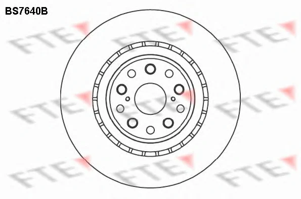 BS7640B FTE Тормозной диск (фото 1)