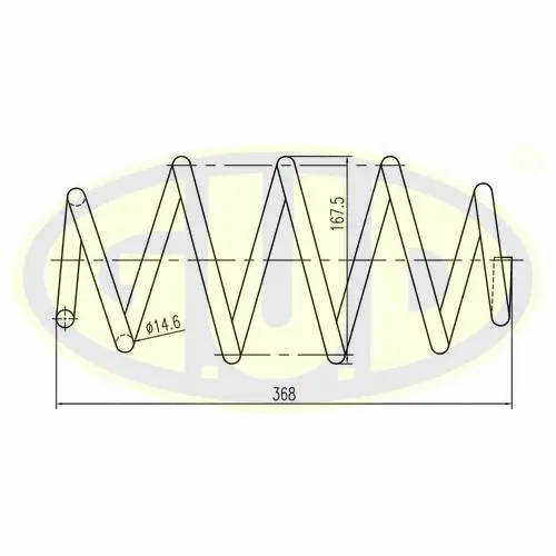 GCS027626 G.U.D Пружина ходовой части (фото 1)