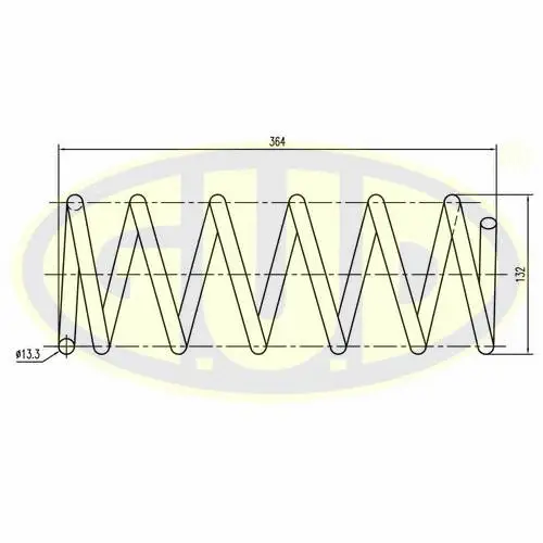 GCS227606 G.U.D Пружина ходовой части (фото 1)