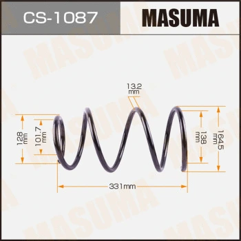 CS-1087 MASUMA Пружина ходовой части (фото 1)