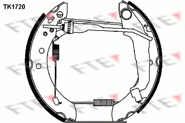 TK1720 FTE Тормозные колодки (фото 1)