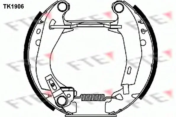 TK1906 FTE Тормозные колодки (фото 1)