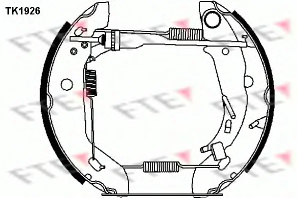 TK1926 FTE Тормозные колодки (фото 1)