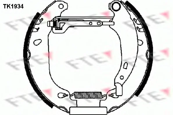 TK1934 FTE Тормозные колодки (фото 1)