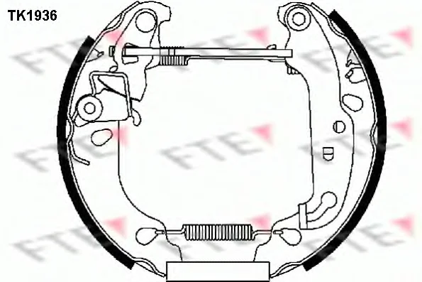 TK1936 FTE Тормозные колодки (фото 1)