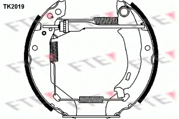 TK2019 FTE Тормозные колодки (фото 1)