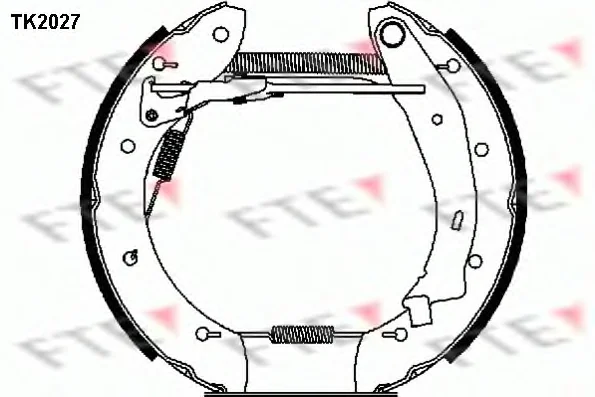 TK2027 FTE Тормозные колодки (фото 1)