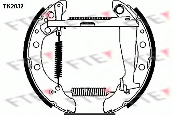 TK2032 FTE Тормозные колодки (фото 1)