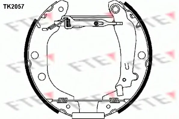 TK2057 FTE Тормозные колодки (фото 1)