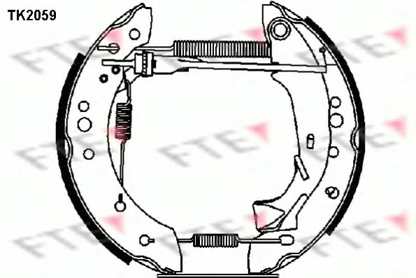 TK2059 FTE Тормозные колодки (фото 1)