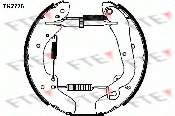 TK2226 FTE Тормозные колодки (фото 1)