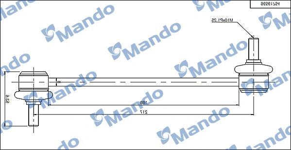 SLD0003 MANDO Тяга / стойка, стабилизатор (фото 2)