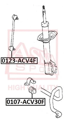 0123-ACV4F ASVA Тяга / стойка, стабилизатор (фото 1)