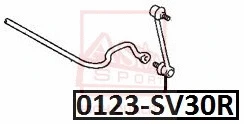 0123-SV30R ASVA Тяга / стойка, стабилизатор (фото 1)