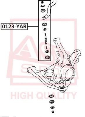 0123-YAR ASVA Тяга / стойка, стабилизатор (фото 1)