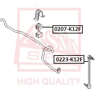 0223-K12F ASVA Тяга / стойка, стабилизатор (фото 1)