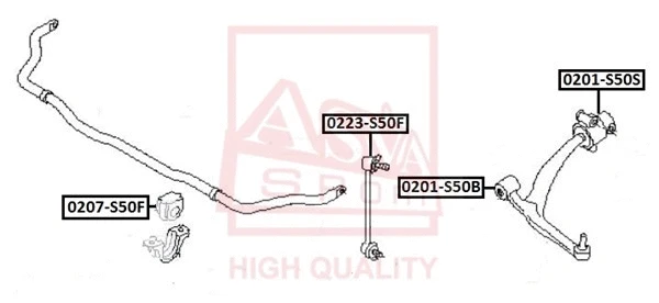 0223-S50F ASVA Тяга / стойка, стабилизатор (фото 1)
