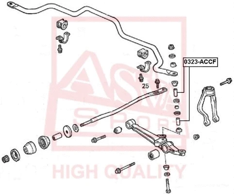0323-ACCF ASVA Тяга / стойка, стабилизатор (фото 1)