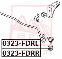 0323-FDRL ASVA Тяга / стойка, стабилизатор (фото 1)