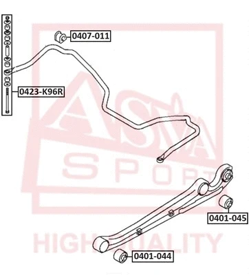 0423-K96R ASVA Тяга / стойка, стабилизатор (фото 1)