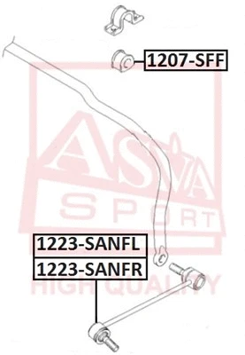 1223-SANFR ASVA Тяга / стойка, стабилизатор (фото 1)