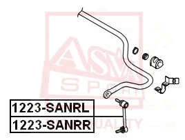 1223-SANRR ASVA Тяга / стойка, стабилизатор (фото 1)