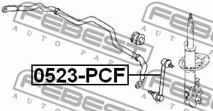 0523-PCF FEBEST Тяга / стойка, стабилизатор (фото 2)