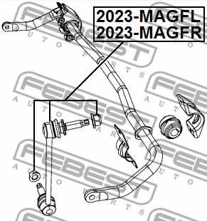 2023-MAGFR FEBEST Тяга / стойка, стабилизатор (фото 2)