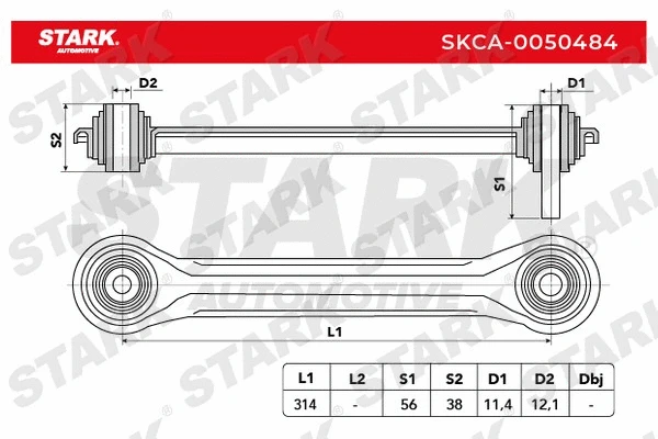 SKCA-0050484 Stark Тяга / стойка, подвеска колеса (фото 2)