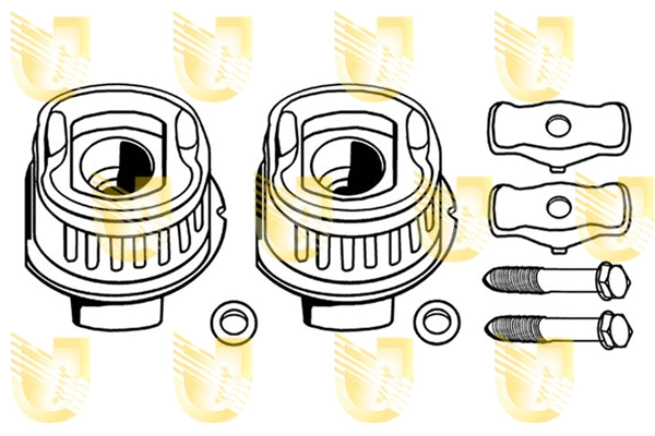 391615K UNIGOM Ремонтный комплект, рычаг подвески (фото 1)
