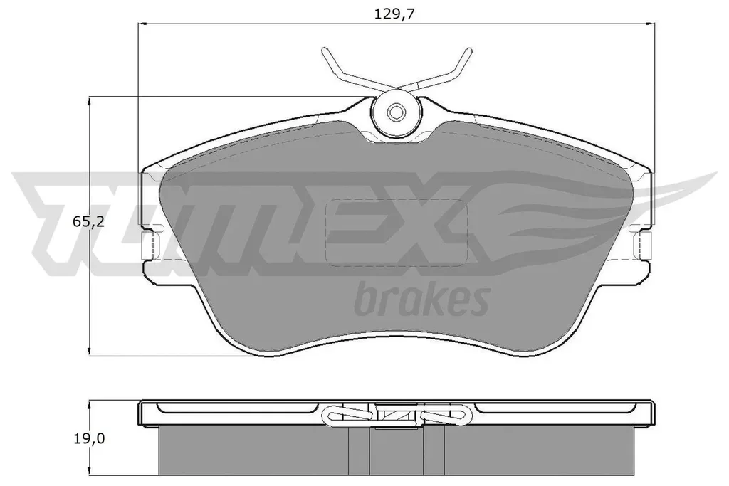TX 11-82 TOMEX Brakes Комплект тормозных колодок, дисковый тормоз (фото 1)